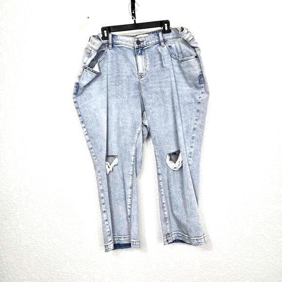 NWT Lane Bryant Signature Fit Straight Crop Jean Size 20 - Picture 2 of 7